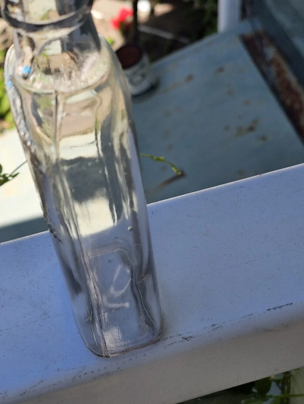 Antique Bonnie Bros Louisville KY Glass Whiskey Flask Pre Prohibition Mold 1022